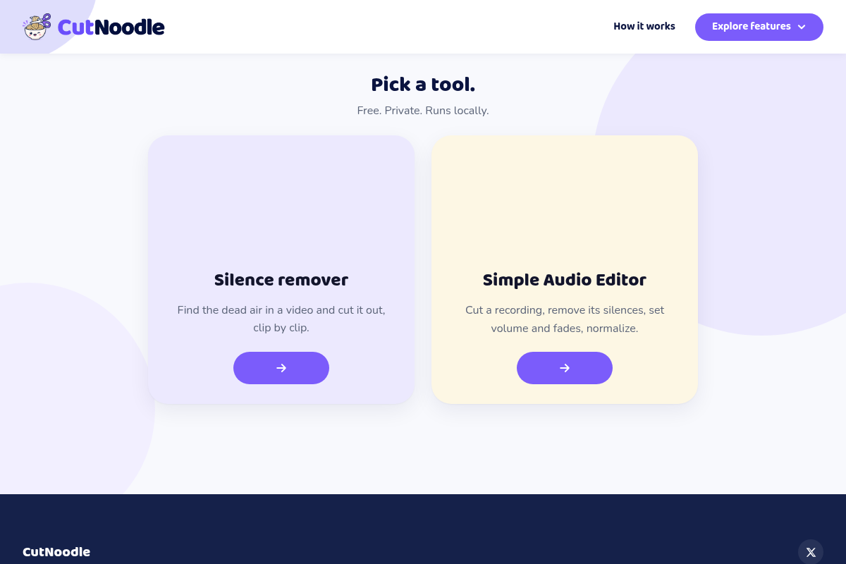 CutNoodle, screenshot